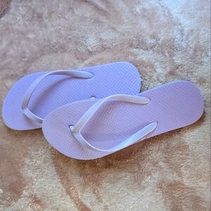 Lavender Flip Flops